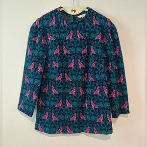 Boden Aria Jersey Jaquard Top